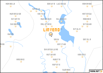 map of Linyeno