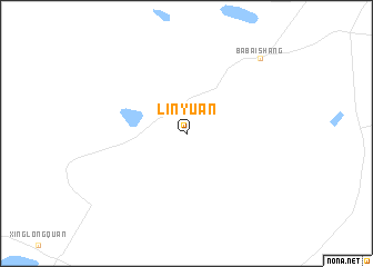 map of Linyuan
