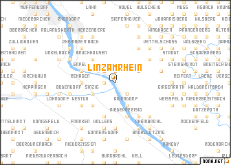 map of Linz am Rhein