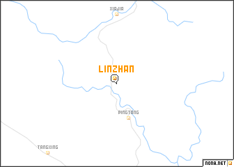 map of Linzhan