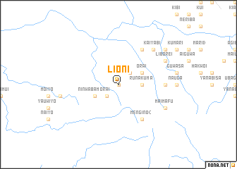 map of Lioni