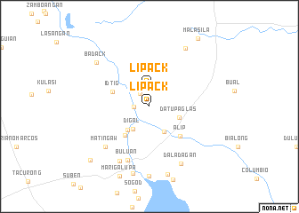 map of Lipack