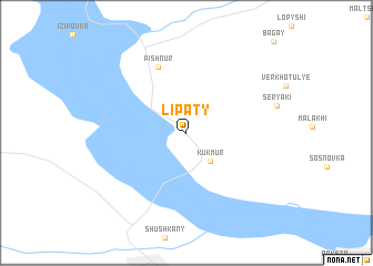 map of Lipaty