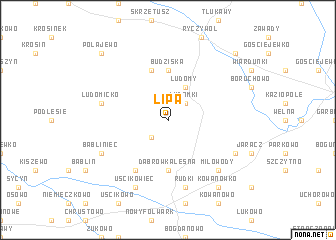 map of Lipa