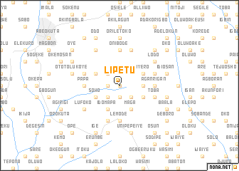 map of Lipetu