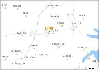 map of Lipe