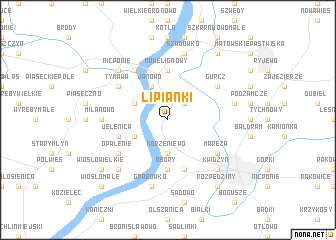 map of Lipianki