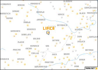 map of Lipica