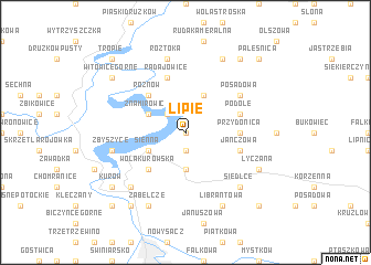 map of Lipie