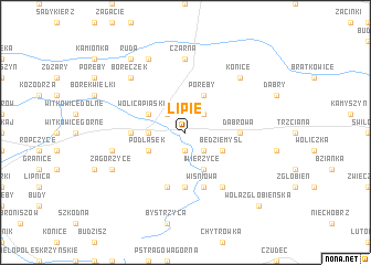 map of Lipie