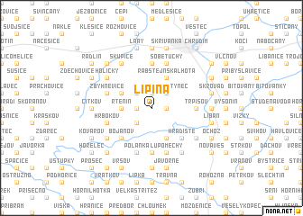 map of Lipina