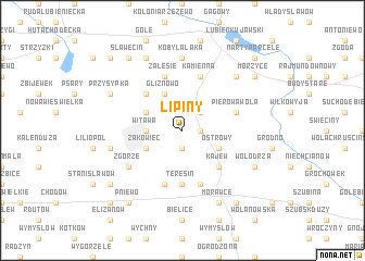 map of Lipiny