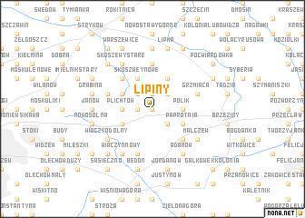 map of Lipiny