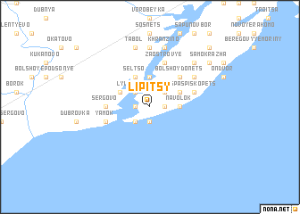 map of Lipitsy