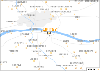 map of Lipitsy