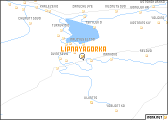 map of Lipnaya Gorka