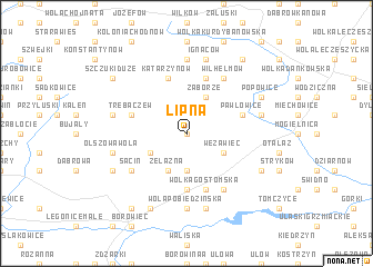 map of Lipna