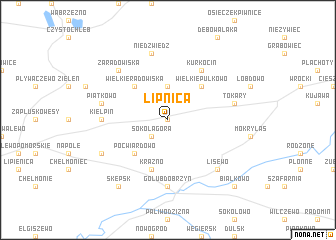 map of Lipnica