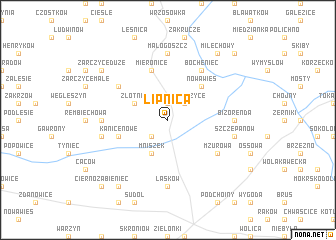 map of Lipnica