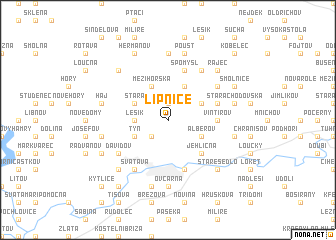 map of Lipnice