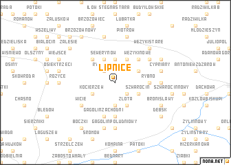 map of Lipnice