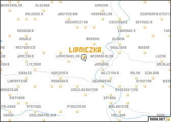 map of Lipniczka