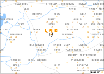 map of Lipniki