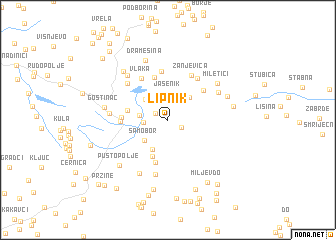 map of Lipnik