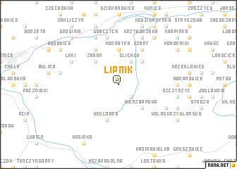 map of Lipnik