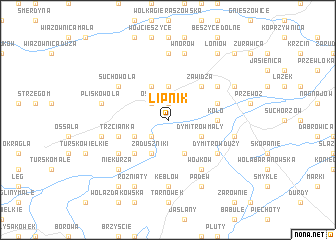 map of Lipnik