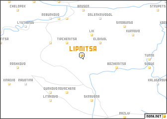 map of Lipnitsa