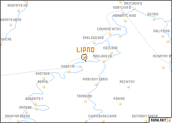 map of Lipno