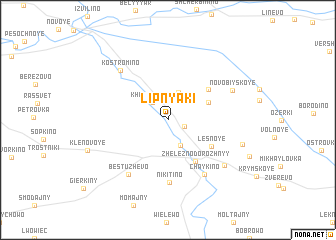 map of Lipnyaki