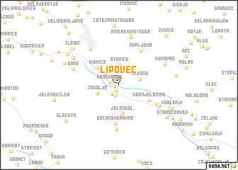 map of Lipovec