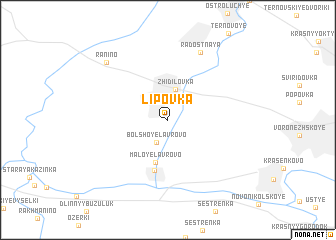 map of Lipovka