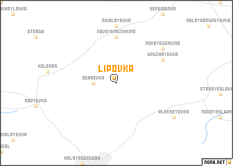 map of Lipovka