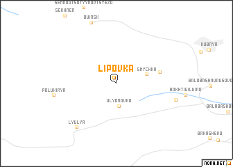 map of Lipovka