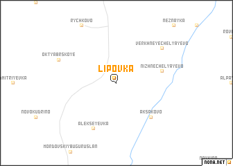 map of Lipovka