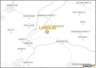 map of Lipov Log