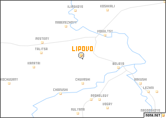 map of Lipovo