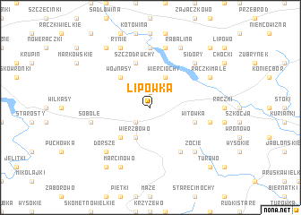 map of Lipówka