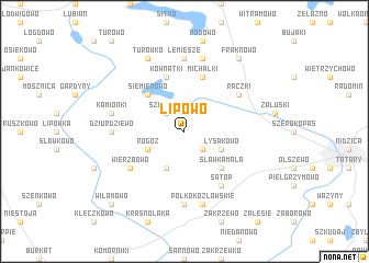 map of Lipowo