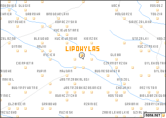 map of Lipowy Las