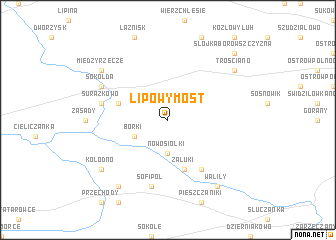 map of Lipowy Most