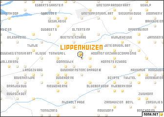 map of Lippenhuizen