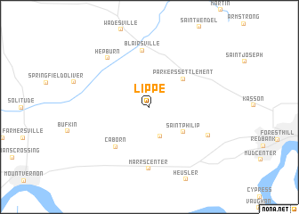 map of Lippe