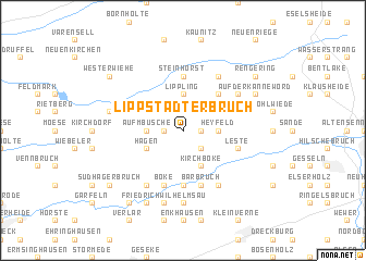 map of Lippstädter Bruch