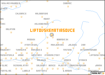 map of Liptovské Matiašovce