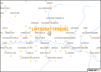 map of Liptovský Trnovec