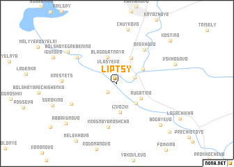 map of Liptsy